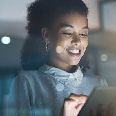 Business team using AI tools to improve productivity
