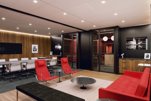 Sharp Boardroom + Zick Library - Image 2